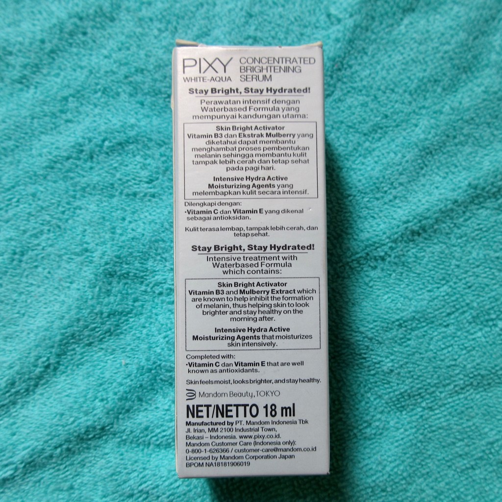 Pixy White-Aqua Concentrated Brightening Serum